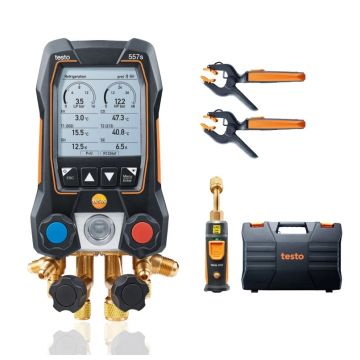 TESTO 557s MANIF 4V. + 2x SONDE T° + 1x VACUM