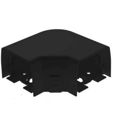 OPTIMAL DUCT NOIR COUDE PLAT 110