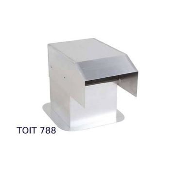 ACC. CLIM. PASSAGE TOIT ALU 400x400 ht:600mm