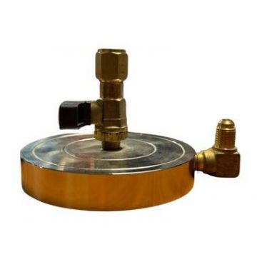 Vanne charge liquide avec socle